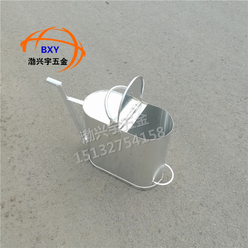 带刻度铝制加油壶  5-L刻度防爆加油桶  加油站半盖掀盖铝油桶