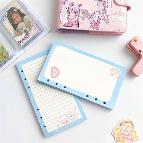 A6 Cute Binder Rabbit Week Plan Todo Paper Refill Accessorie