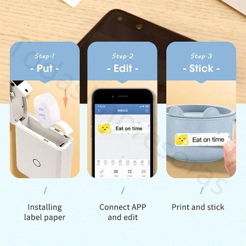 Niimbot Thermal Label Printer Desktop Convenient and Clearin
