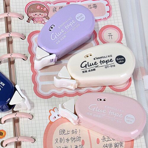 Creative Douible Sided Adhesive Dots Stick Roller Glue Tape