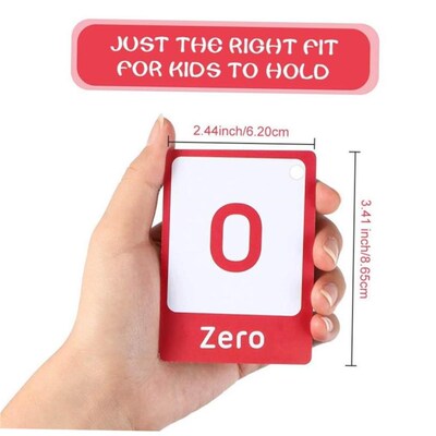 Kids Montessori Baby Learn English Word Card Flashcards