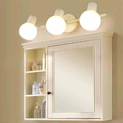Bathroom led Wall Lamp black white Home adjust Mirror light