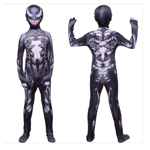 Costume Cosplay  New Venom 2 Red Venom Jumpsuit Tights Spide