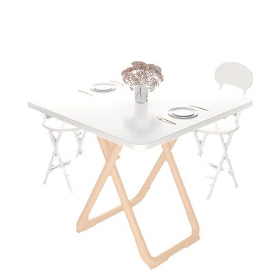 Foldable table, dining table, household layout, dining table