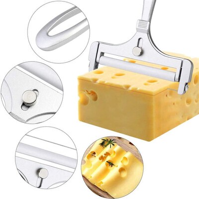 Stainless Steel Wire Cheese Slicer Cheese Cutter for Cheddar