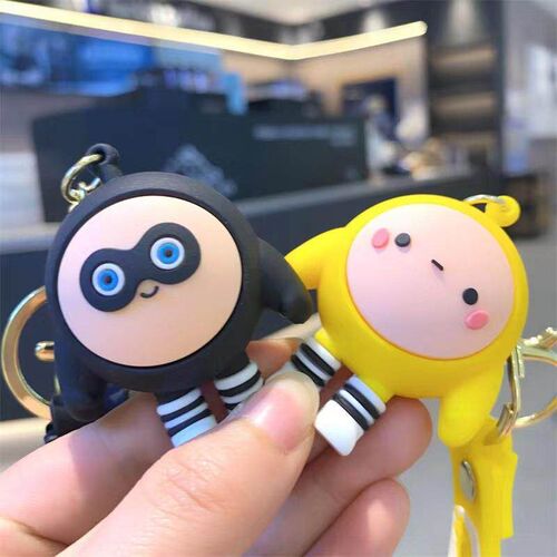 Cute Cartoon Keychn Carrot Rabbit Key Chn Car Pendant Bag Ba