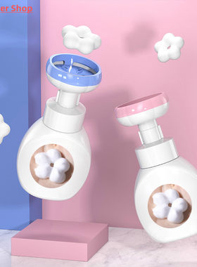 300ml Flower Dispenser Liquid Soap Floral Foam Hand Soap Bot