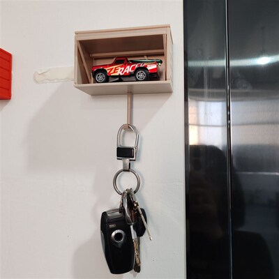 Car Garage Key Holder with Opening Door开车库门汽车钥匙挂钩