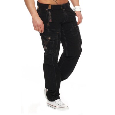 Mens work pants autumn and winter mens Khaki Multi Pocket