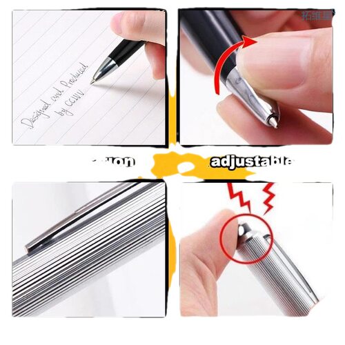 2 PCS Creative Electric Shock Pen Toy Utility Gadget Gag