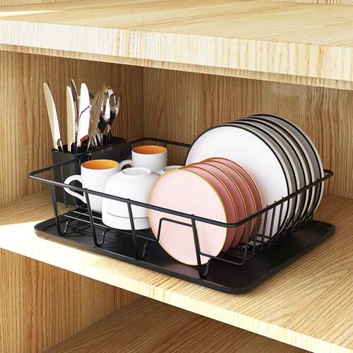 dish drying rack storage kitchen cup holder organizer洗碗架