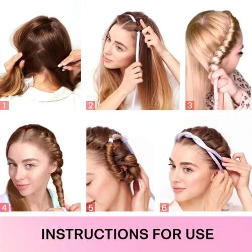 Heatless Curling Rod Headband Soft Hair Curlers No Heat Roll