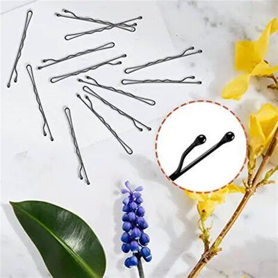 60/120pcs Black Hairpins for Women Hair Clip Lady Bobby Pins
