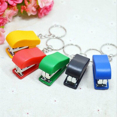 Mini Keychain Stapler For Home Office School Supply Paper Do