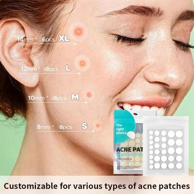 30pcs Hydrocolloid Salicylic Acne Pimple Patch Fade Repair A