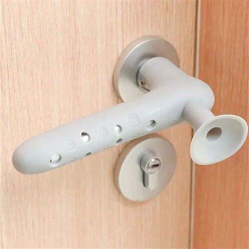 Doors Knob Protective Covers Anti-collision Silicone Door