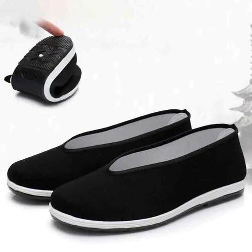 Chinese Traditional Martial Arts Shoes Men Kung Fu Wing