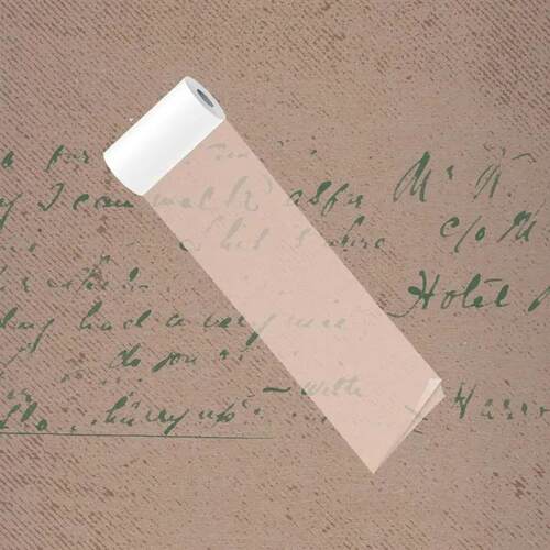 5PCS Mini Printer Paper Transparent Thermal er Paper Self-ad