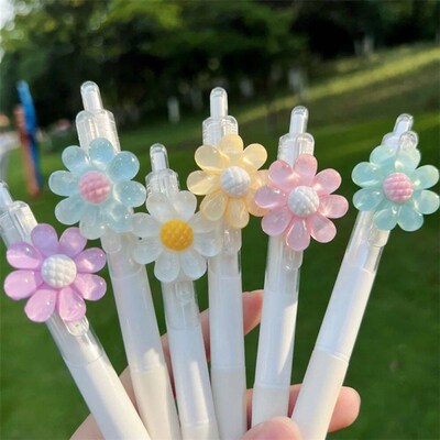 Pink Cute Ballpoint Pen Kawaii Learn Stationery Test Pressur