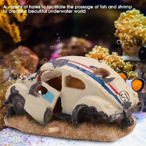 Aquarium Resin Decoration Imitation Car Air Bubble Stone