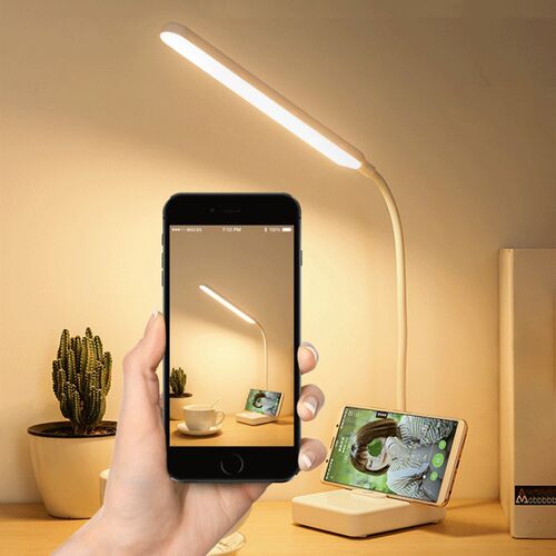 15 LED table lamp dimmable reading eye protection USB charg