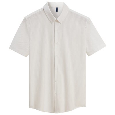 Short-sleeved Shirt Mens Summer Thin Mens Casual Dress Bus