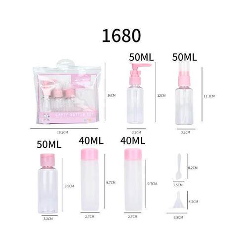 Portable Travel Refillable Empty Bottle Set Essence Shampoo