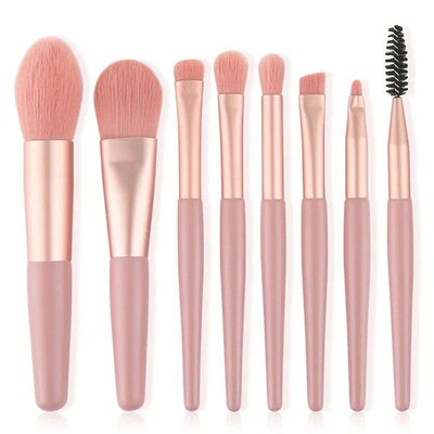8Pcs Makeup Brush Set Makeup Concealer Brush Blush Loose