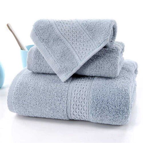 3pcs Cotton high quality thick soft bath towel face towels
