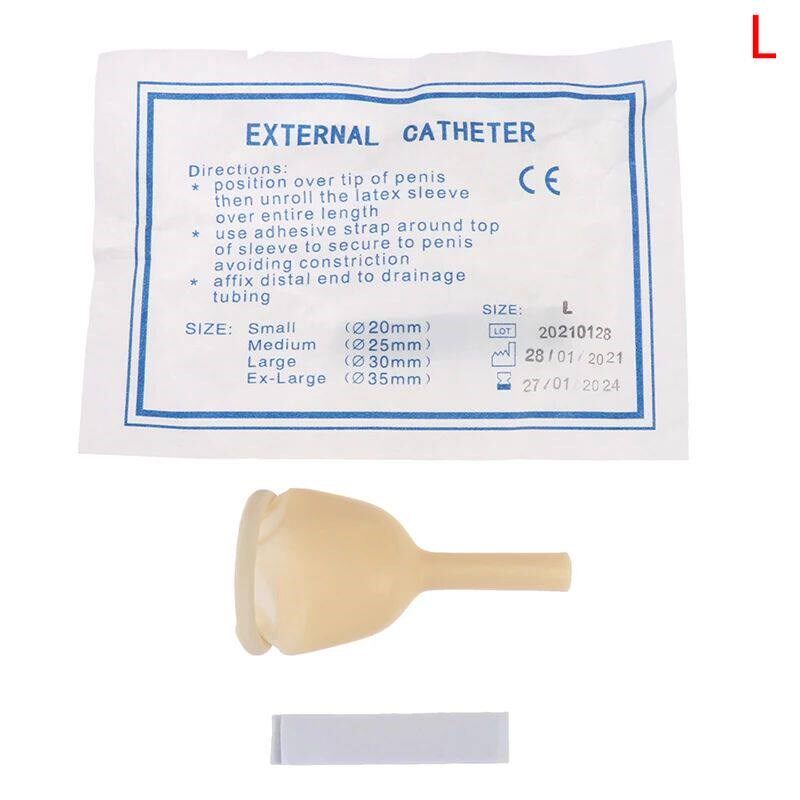 Male External Catheter Medical Sterilized latex catheter uri - 实物图