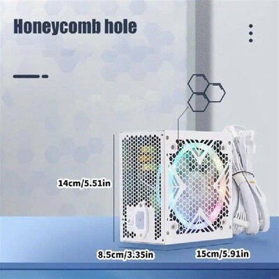 Efficient 550W PC Power Supply With 12CM Quiet Operating