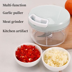 3-color Mixed Manual Garlic Chopper Vegetable Slicer Kitchen