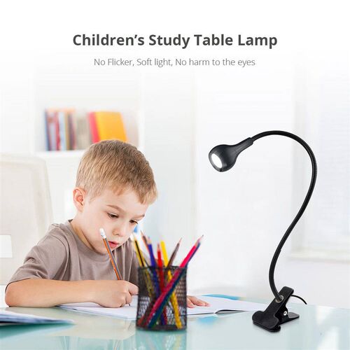 Flexible Table Lamp USB Power Lamp Reading Book Light With H