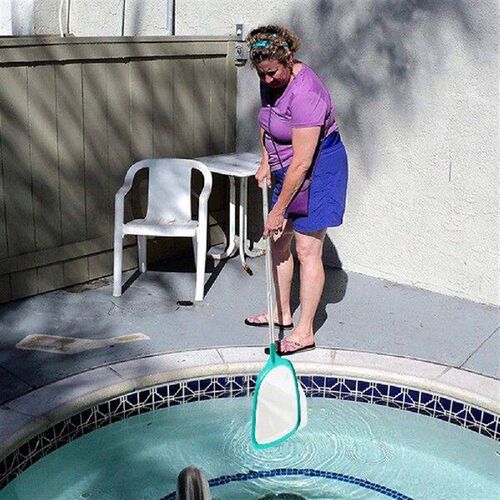 Pool Skimmer Net with 3 Aluminum Alloy Pole Sections