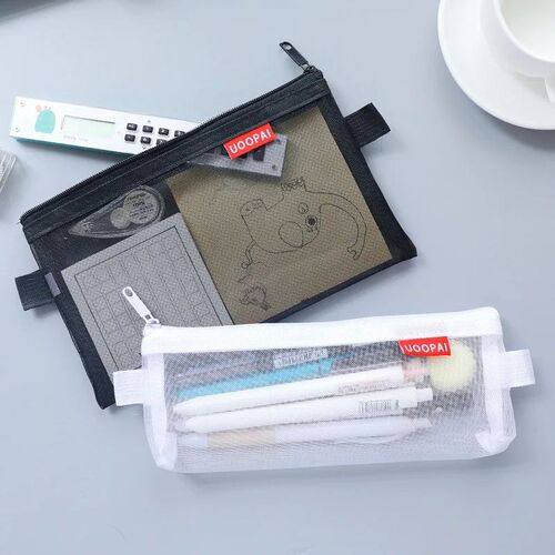 Transparent Clear File Folder Zipper Pencil Pouch Pencil Bag