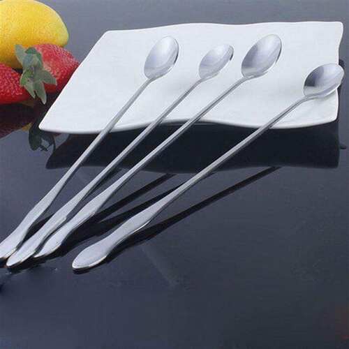 soup ladle tea drink spoons stainless steel long handle spoo