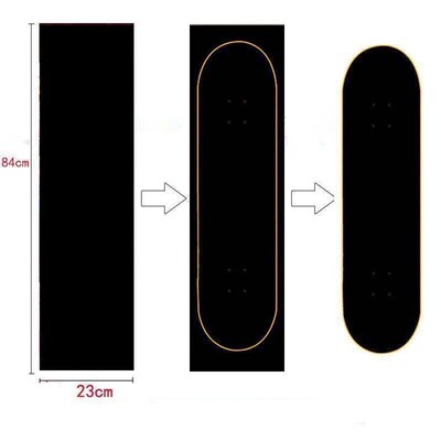 Skateboard Double Rocker Sandpaper Professional Sanding Long