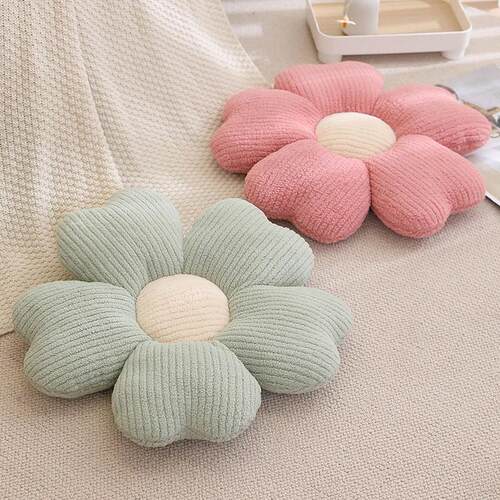 Home 5-Petal Flower Cushion Macaron Sofa Chair Decor Pillow