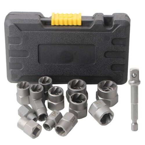 14pcs 3/8 Drive Impact Bolt Nut Extractor Set 1/4-3/4