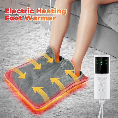 Electric Heating Foot Pad Washable Feet Warmer Household Sof
