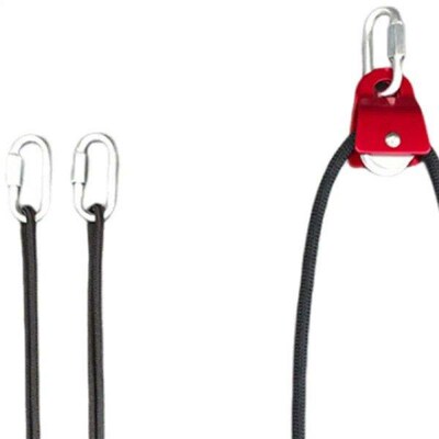 Triceps Rope Pulley Cable Machine Attachment for Gym