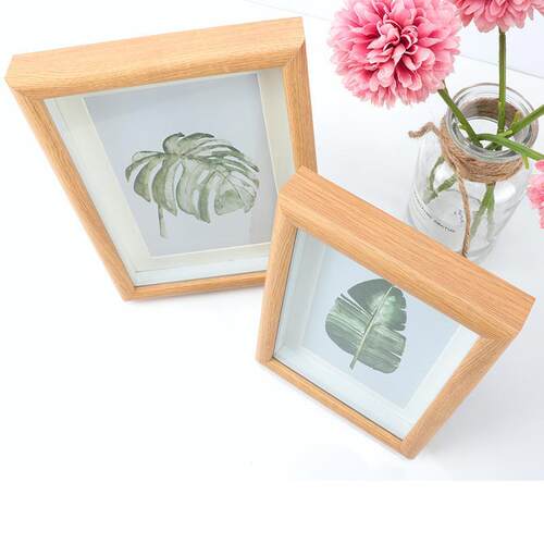Nordic simple wooden photo frame square picture frames 相框