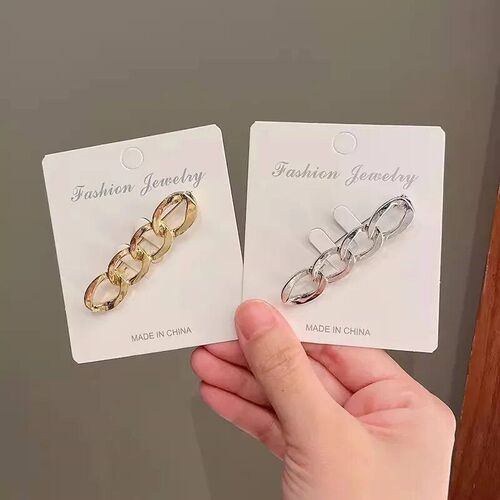 Simple Fashion Chain Pin Brooch for Women Waist Tighting Cli