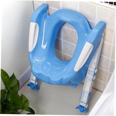 childrens toilet seat ladder toddler trag  for kids fold
