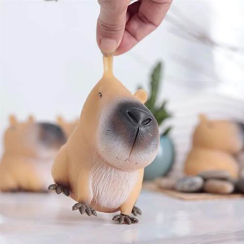 1pc Capybara Relax Squeeze Toy - Quick Rebound, Durable TPR