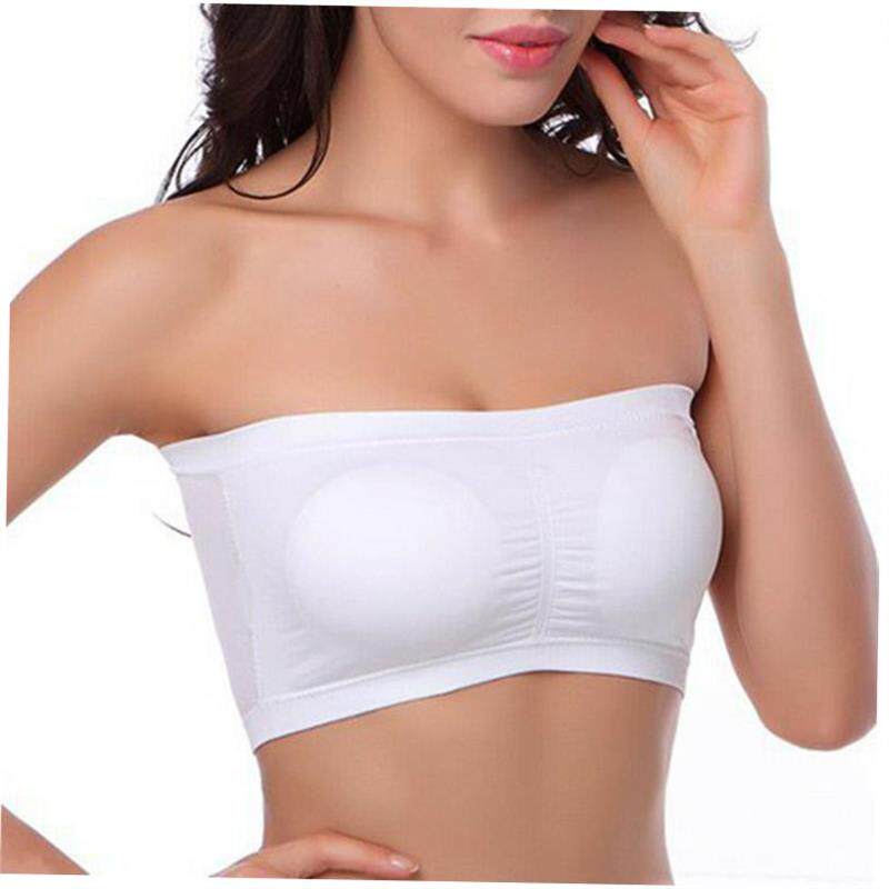Chest Wraps Tops Plus Size Women Strapless Soft Bra 裹胸衣女