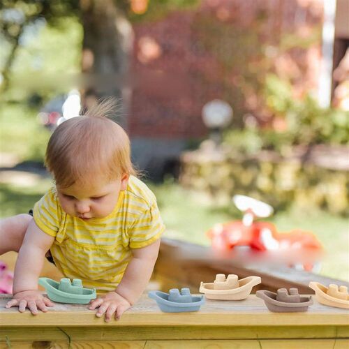 Bathroom Stacking Boat Toys Playing in Water Stacking Cups P