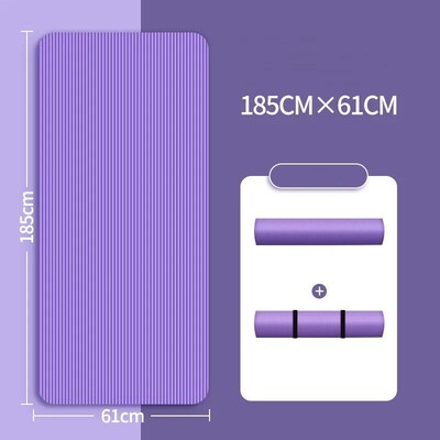 10mm Yoga Mat Thick Non-slip Exercise Fitness Workout Mats f