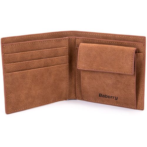Fashion Rfid Mens Wallet Mens Wallet with Coin Bag Zipper S