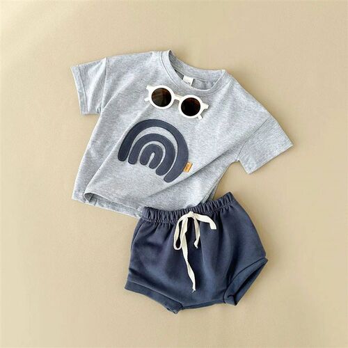 Infant Suit Baby Boy Clothes Girls Set Summer 2Pcs Newborn B
